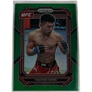 2023 Panini Prizm UFC- Green #186 Yadong Song